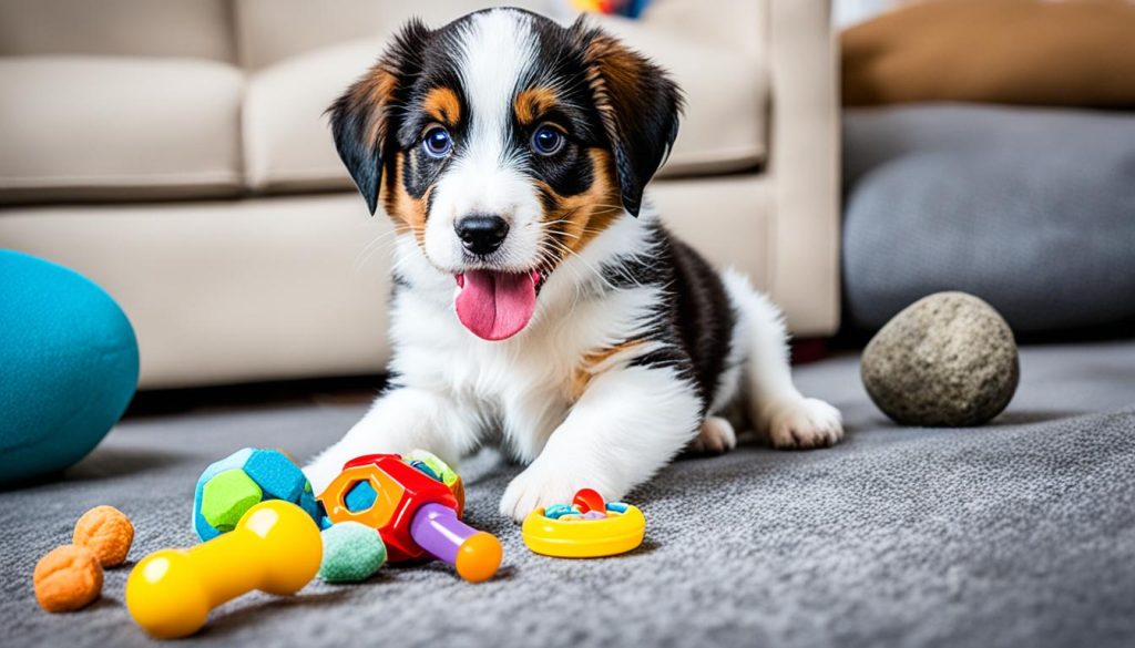 preventing puppy from eating rocks